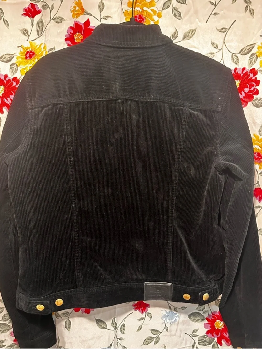 LAUREN JEANS CO. RALPH LAUREN CORDUROY JEAN JACKET WOMENS SIZE LARGE - Picture 6 of 6